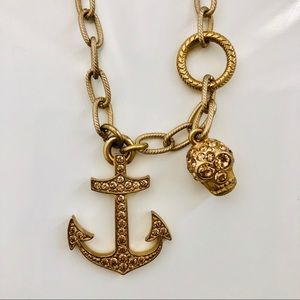 ANCHOR & SKULL NECKLACE  : :  T O M M A S S I N I